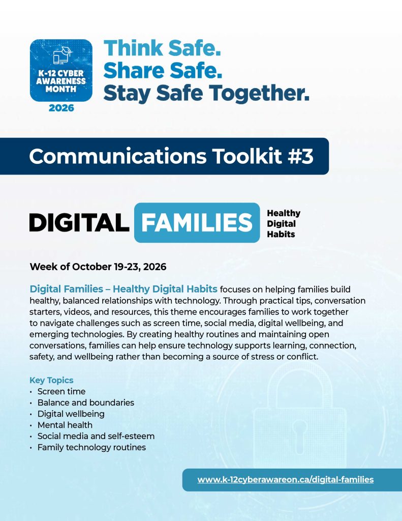Image of Communications Leader Toolkit "Digital Families" Theme